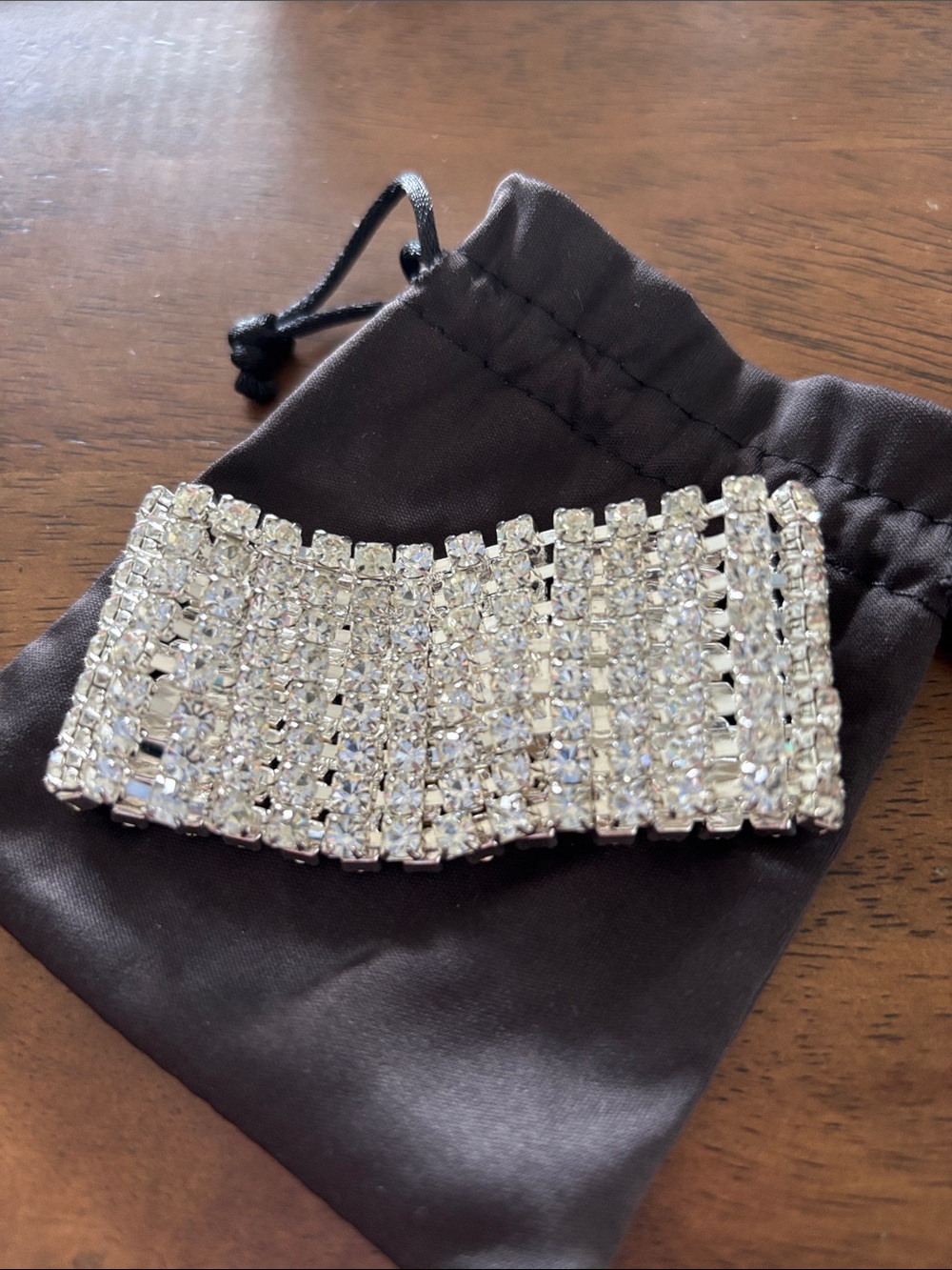 Crystal Rhinestone Wide bracelet